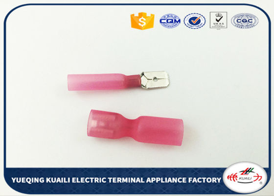 Heat Shrink Insulated Male And Female Crimp Connectors / Electrical Wire Connectors