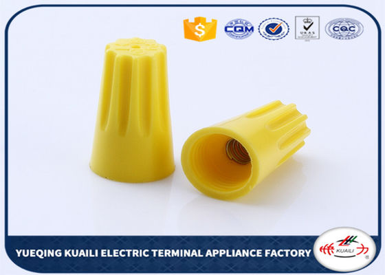 La haute température jaune résistent à la vis terminale de batterie sur l'OEM de chapeau de connecteur